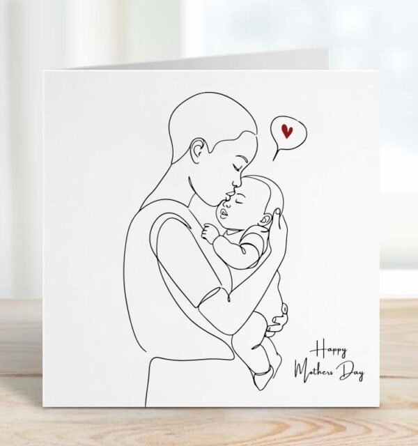 Cute Happy Mother's Day Greeting Card - Image 2