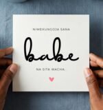 Cute Swahili Nimengoja Sana Babe, Na Sitawacha