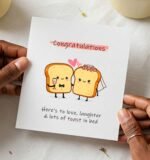 Cute Wedding Congratulations Greeting Card
