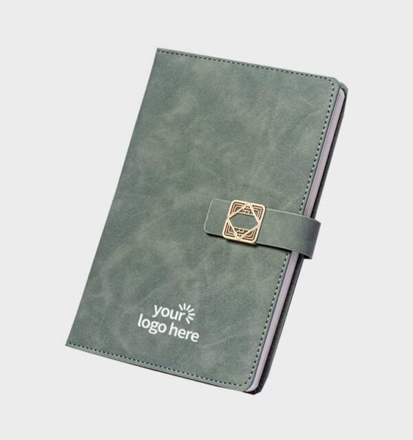 Branded A5 Checked Buckle Corporate Notebook - Image 5