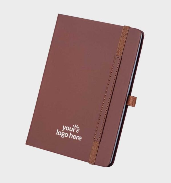 Branded A5 Hard Cover Band Notebooks - Image 4