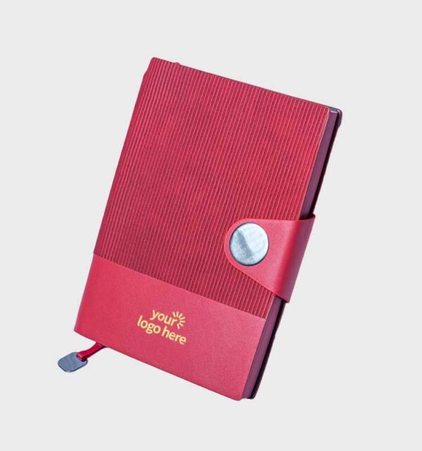 Branded Executive Round Buckle Notebook - Image 6