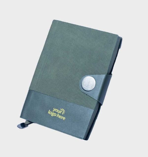 Branded Executive Round Buckle Notebook - Image 8