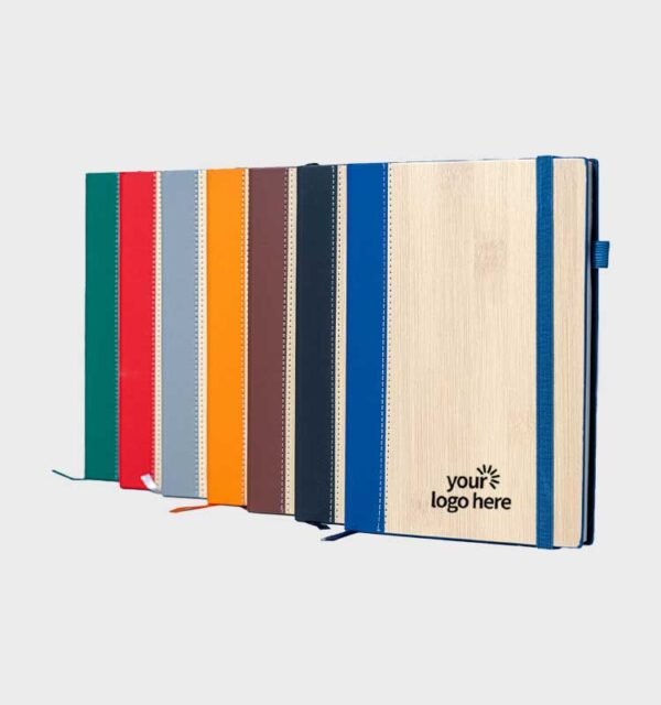 Branded Corporate A5 Bamboo Notebook - Image 9