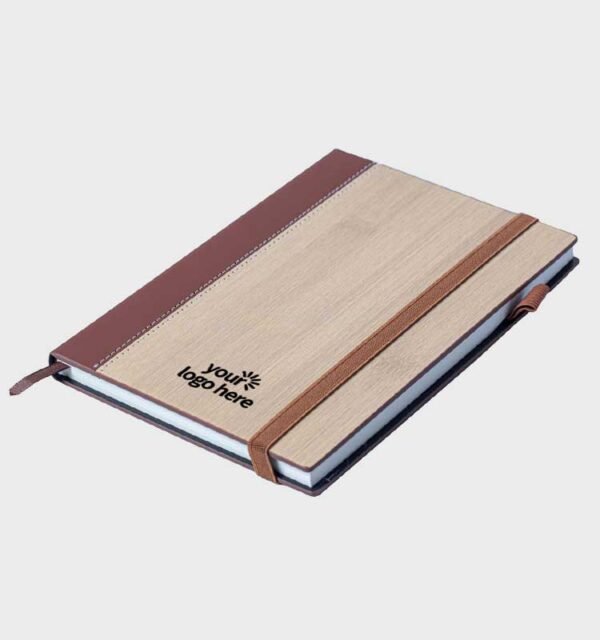 Branded Corporate A5 Bamboo Notebook - Image 6