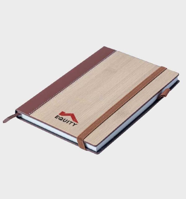 Branded Corporate A5 Bamboo Notebook - Image 1
