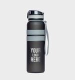 Branded Rubber Plastic Water Bottles - Image 2