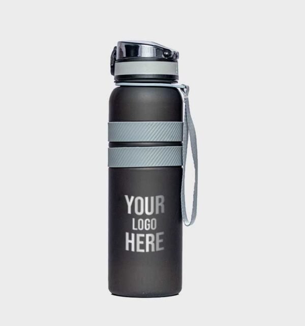 Branded Rubber Plastic Water Bottles - Image 2