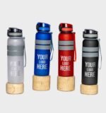 Branded Rubber Plastic Water Bottles - Image 3
