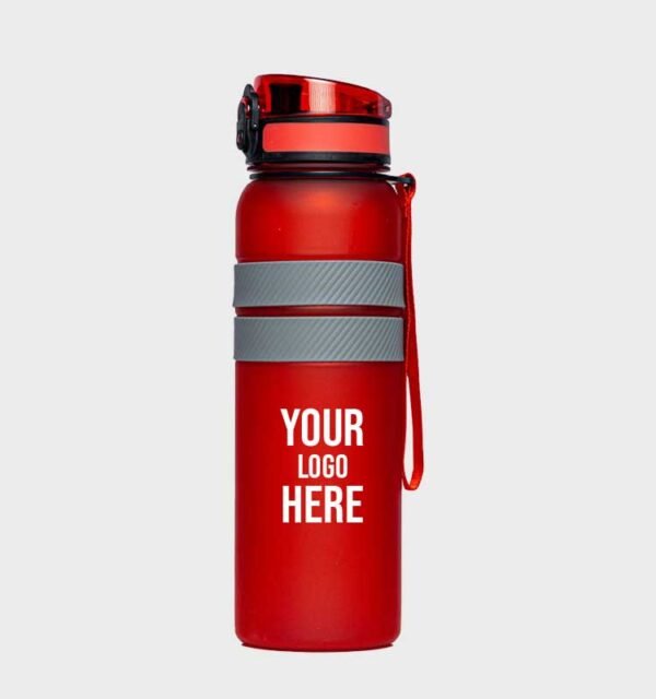 Branded Rubber Plastic Water Bottles - Image 4