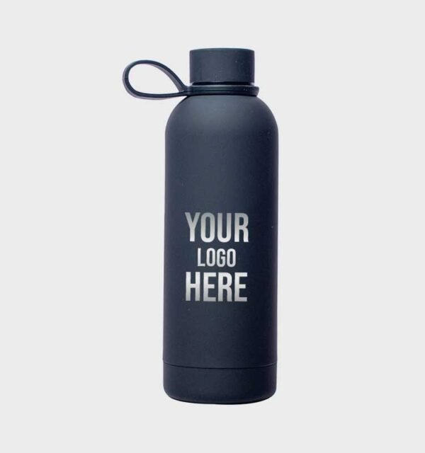 Custom Branded Skinfeel thermal Flasks with Rubber Handle 750ml - Image 2