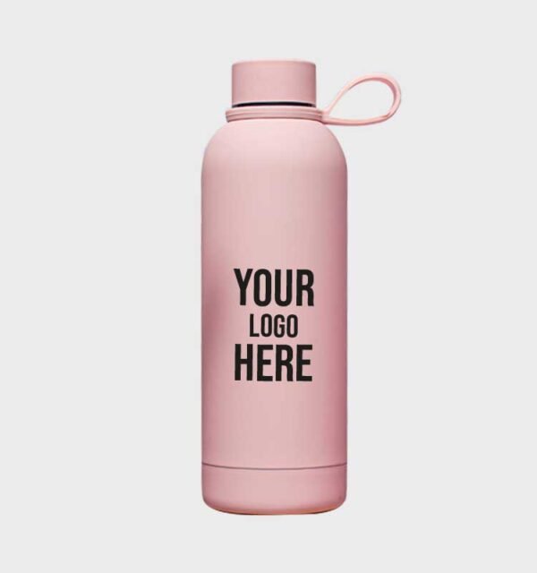 Custom Branded Skinfeel thermal Flasks with Rubber Handle 750ml - Image 3