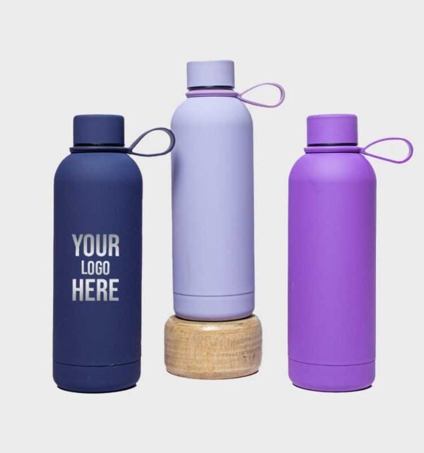 Custom Branded Skinfeel thermal Flasks with Rubber Handle 750ml - Image 5