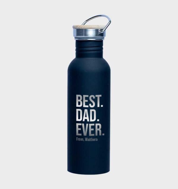 Custom Branded Wooden Lid Water Bottles - Image 2
