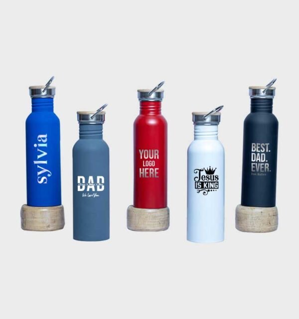 Custom Branded Wooden Lid Water Bottles - Image 12
