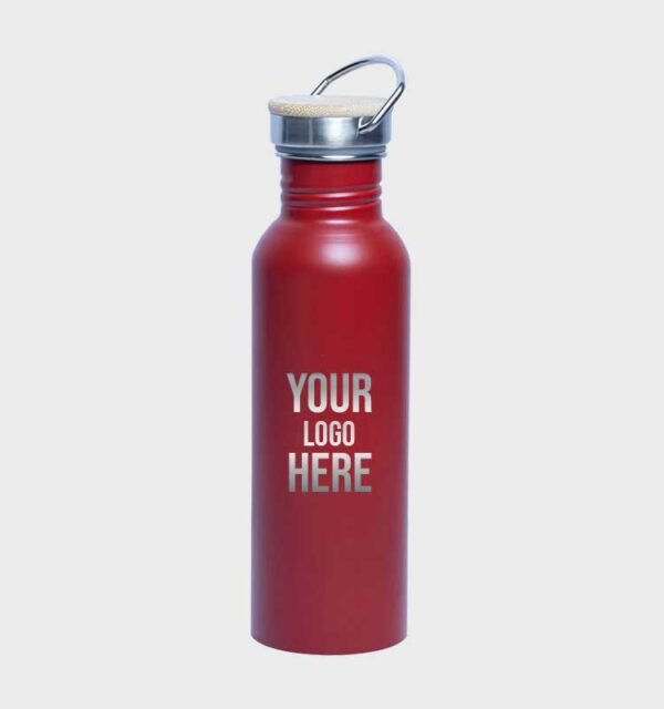 Custom Branded Wooden Lid Water Bottles - Image 4