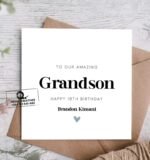 Brandon Kimani's 18th Birthday Greeting Card