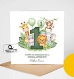 Nathan Omari's 1st Birthday Greeting Card - Image 2