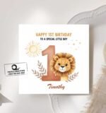 Timothy's 1st Birthday Card