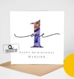 Wanjiru's Cute 1st Birthday Greeting Card - Customized - Image 2