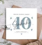 Gakuhi's 40th Birthday Greeting Card