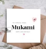Mukami's 40th Birthday Greeting Card
