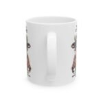 Cow Themed Touch My Coffee and I'll Slap You Ceramic Mug - Image 3
