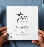 Forever to go Wife Anniversary Greeting Card