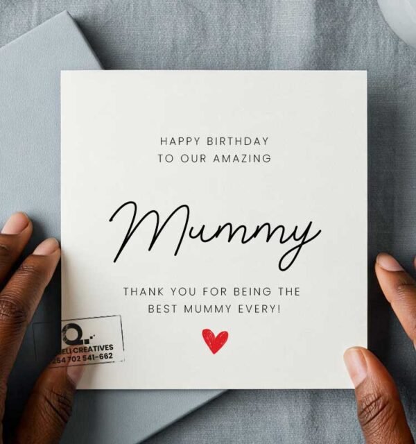 Mom Happy Birthday Card - Image 1