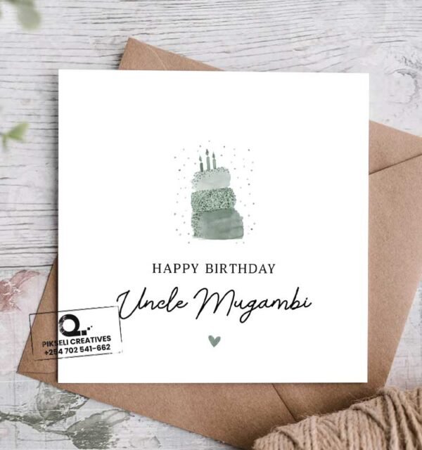 Uncle Mugambi Birthday Greeting Card - Image 1