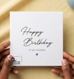 Elegant Husband Happy Birthday Greeting Card
