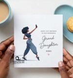 Customized Grand Daughter Happy Birthday Card