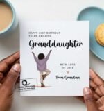 21st Grand Daughter Happy Birthday Card
