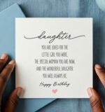 Poem Daughter Happy Birthday Card