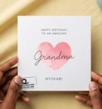 Nyokabi to  Grandma Happy Birthday Card
