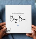 Amazing Big Brother Happy Birthday Greeting Card