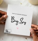Big Sister Happy Birthday Card
