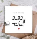 Dad to Be Happy Birthday Greeting Card