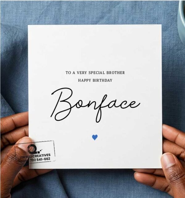 To a Special Brother Happy Birthday Greeting Card - Bonface - Image 1