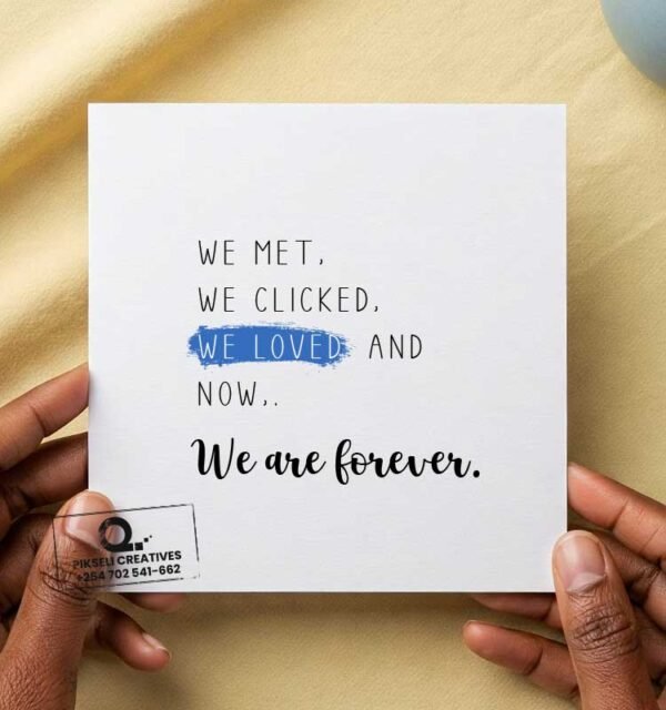 We are Forever Husband Poem Greeting Card - Image 1
