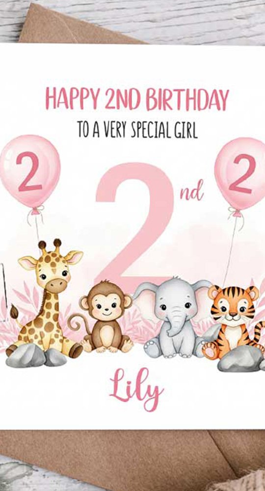 2nd birthday cards Kenya