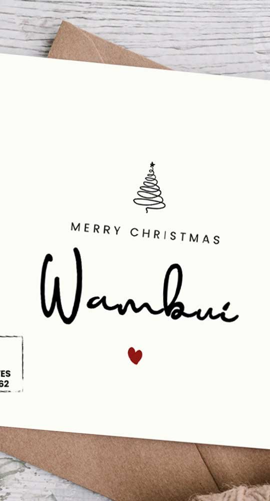Christmas Cards Kenya
