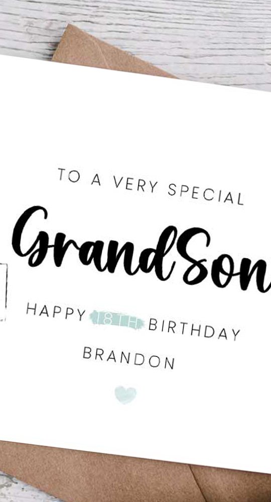 Grandson Birthday Greeting Cards Kenya