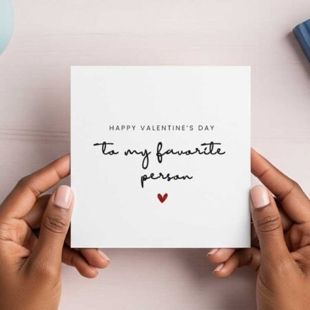 To my favourite Person Valentine's Greeting Card