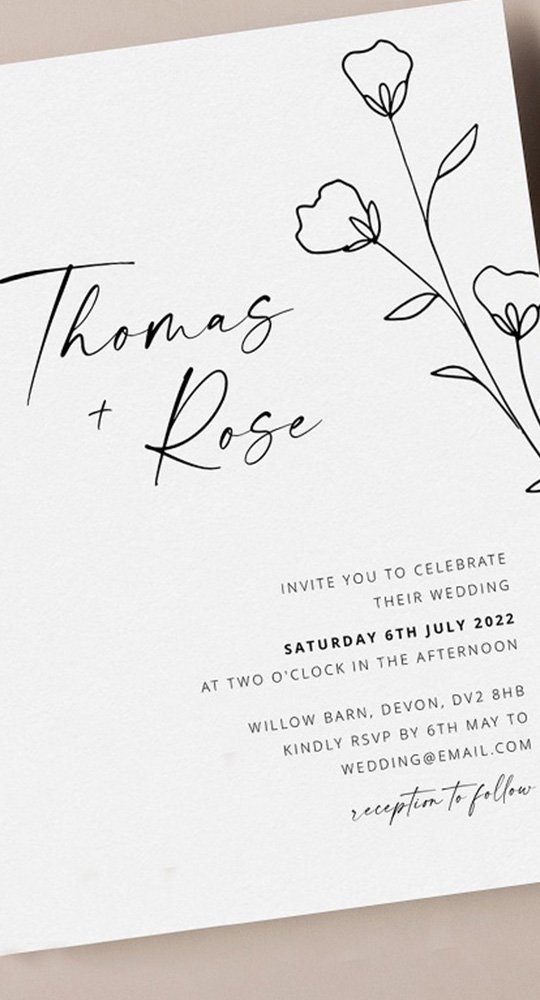 Simple Wedding Invitations Kenya