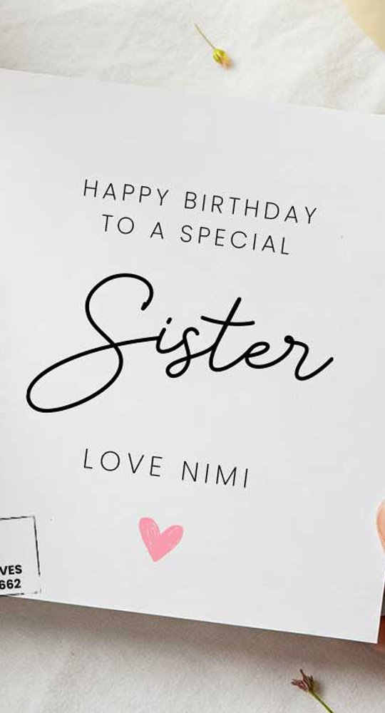 Sister Birthday Greeting Cards Kenya