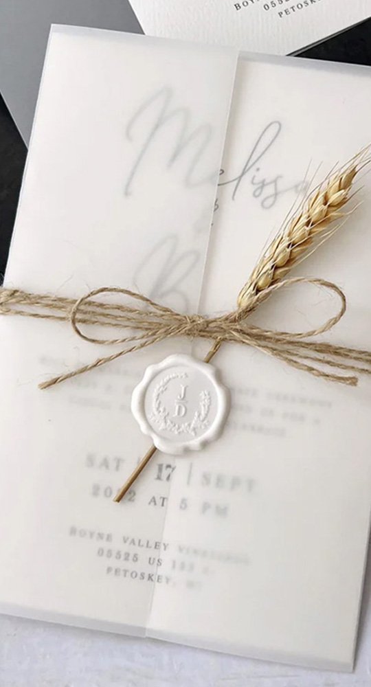 Vellum Wedding Invitations Kenya