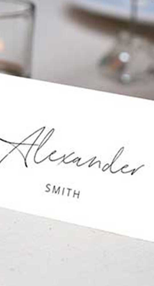 Wedding Place Cards Kenya