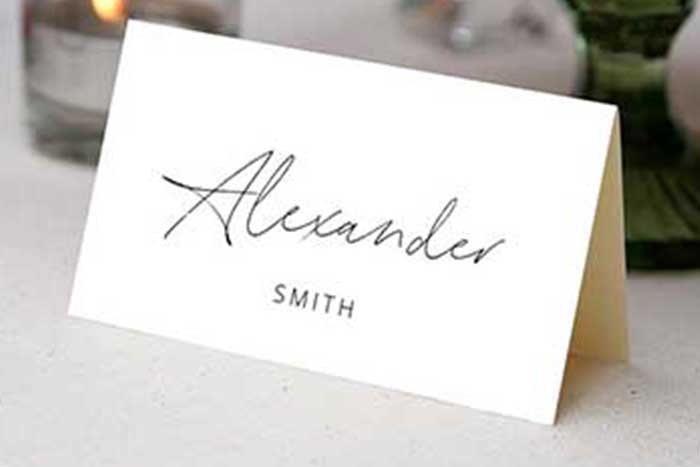 Wedding Place Cards Kenya