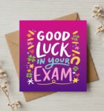 Good Luck Exam Card